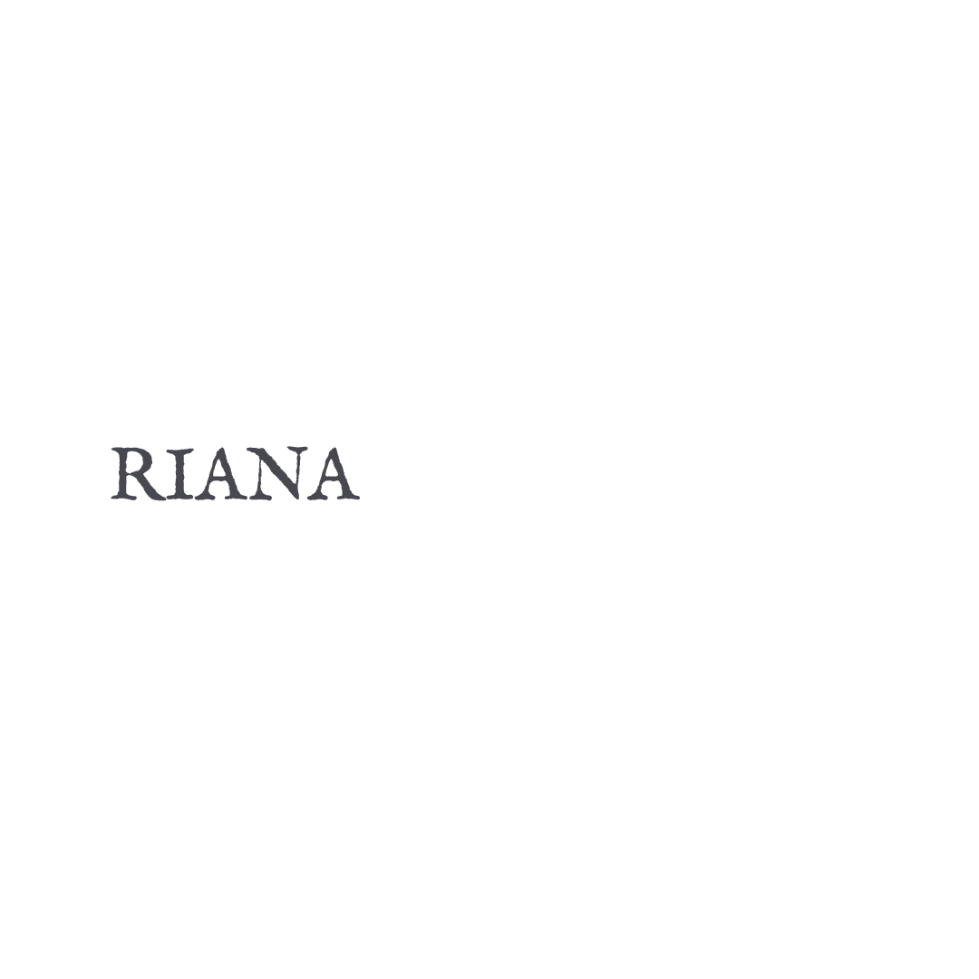 Riana portion of Briana Leigh Studio wordmark