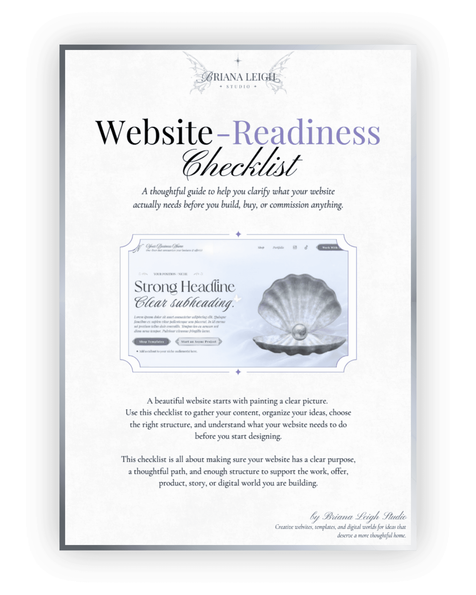 Website Readiness Checklist preview