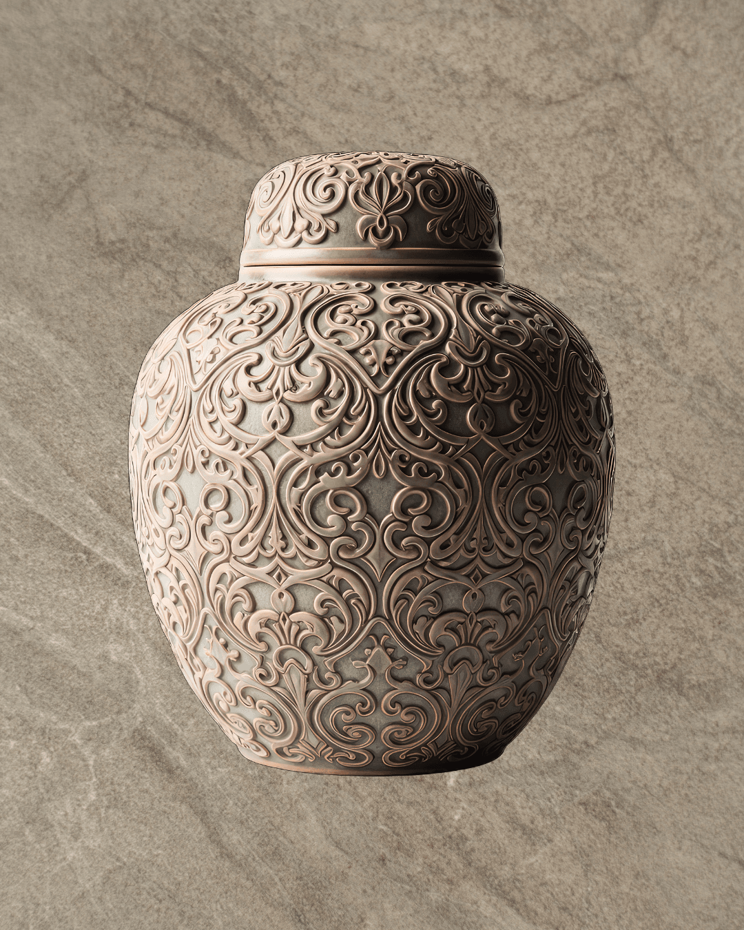 Fictional Archive Lidded Jar ceramic product mockup
